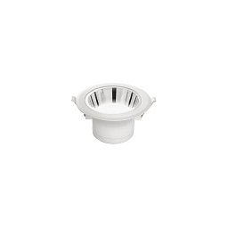 Obrázek pro produkt Zápustné svítidlo LED Mack, bílé/chrom, polykarbonát, 15 W, 1650 lm, 3000 K, 15 x 15 x 8,1 cm - FANEUROPE