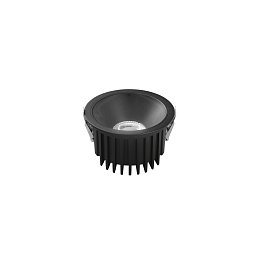 Obrázek pro produkt Zápustné svítidlo Quantum R18DA, černé, 18 W, 3000–4000 K, pr. 135 x 85 mm - FANEUROPE