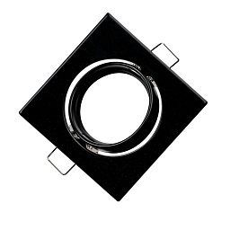 Obrázek pro produkt Zápustné svítidlo Reflex, nastavitelné, černé, 8,2 x 8,2 cm - FANEUROPE