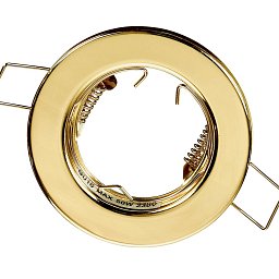 Obrázek pro produkt Zápustné svítidlo Reflex, zlaté, průměr 8 cm - FANEUROPE