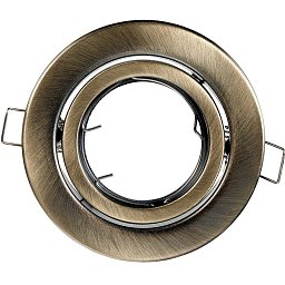 Obrázek pro produkt Zápustné svítidlo Reflex, nastavitelné, zlatohnědé, průměr 10 cm - FANEUROPE