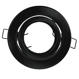 Obrázek pro produkt Zápustné svítidlo Reflex, nastavitelné, černé, průměr 10 cm - FANEUROPE