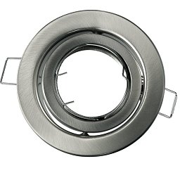 Obrázek pro produkt Zápustné svítidlo Reflex, nastavitelné, niklové, průměr 10 cm - FANEUROPE