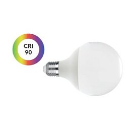 Obrázek pro produkt Žárovka LED GLOBO E27, 14 W, 1521 lm, 4000 K, 300 °, 95 x 138 mm, 15 000 h, CRI 90 - FANEUROPE