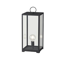 Obrázek pro produkt Venkovní svítidlo MIRAGE antracit, 1xE27, IP44, 25 x 25 x 53 cm, kabel 250 cm - FANEUROPE
