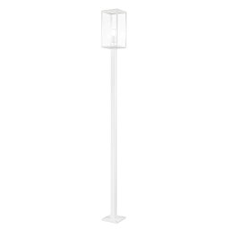 Obrázek pro produkt Sloupkové svítidlo PALO MIRAGE kov/sklo bílá, 1xE27, 199,5 x 17 x 17 cm - FANEUROPE