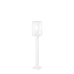Obrázek pro produkt Sloupkové svítidlo PALETTO MIRAGE kov/sklo bílá, 1xE27, 86 x 13 x 13 cm - FANEUROPE