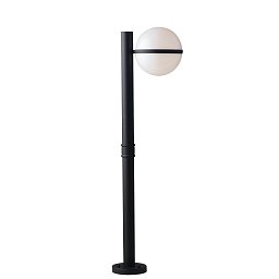 Obrázek pro produkt Sloupkové svítidlo PALETTO ORBIT černá, 1xE27, IP44, 100 x 26 cm - FANEUROPE