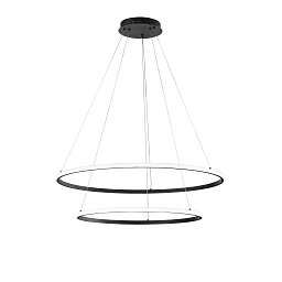 Obrázek pro produkt Závěsné LED svítidlo Axis černá, 70 W, 6850 lm, CCT, 80/60 x 150 cm - FANEUROPE