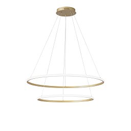 Obrázek pro produkt Závěsné LED svítidlo Axis zlatá, 70 W, 6850 lm, CCT, 80/60 x 150 cm - FANEUROPE
