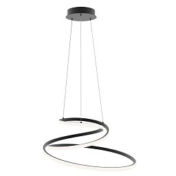 Obrázek pro produkt Závěsné LED svítidlo COASTER černá, 60 W, 8000 lm, CCT, 60 x 150 cm - FANEUROPE
