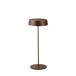 Obrázek pro produkt Nabíjecí venkovní stolní svítidlo COCKTAIL bronz, hliník, 20,2 W, 192 lm, 3000 K, stmívatelné, IP54, 29,5 x 12 x 12 cm - FANEUROPE