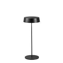 Obrázek pro produkt Nabíjecí venkovní stolní svítidlo COCKTAIL černá, kov, 20,2 W, 192 lm, 3000 K, stmívatelné, IP54, 29,5 x 12 x 12 cm - FANEUROPE