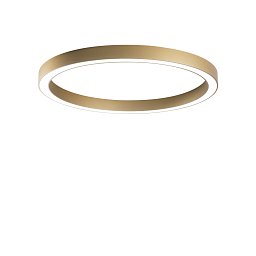 Obrázek pro produkt Stropní LED svítidlo DEMOS zlatá, 120 W, 16350 lm, CCT, 120 x 8,5 cm - FANEUROPE