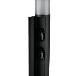 Obrázek pro produkt Sloupkové svítidlo PALO DISCOVERY antracit, hliník, 13 W, 1440 lm, 4000 K, IP54, 2 x SCHUKO 2500 W, 65 x 13 x 13 cm - FANEUROPE