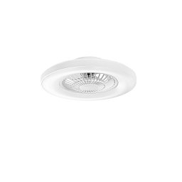 Obrázek pro produkt Stropní svítidlo Garbin bílý LED ventilátor 40 W, 5500 lm, CCT stmívatelné, s RF dálkovým ovladačem a Bluetooth reproduktorem, 1 - FANEUROPE
