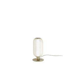 Obrázek pro produkt Stolní LED lampa Inkas (zlatá, kov) 11 W, 1260 lm, CCT 3000 / 3500 / 4000 K, 28 x 14 cm - FANEUROPE