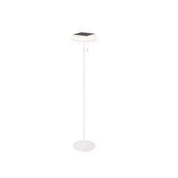 Obrázek pro produkt Solární stojací lampa Jin (bílá) dobíjecí LED 2,6 W, stmívatelná CCT, IP54, pr. 40 x 147 cm - FANEUROPE