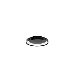 Obrázek pro produkt Stropní LED svítidlo Nike (černé, kov) 30 W, 4380 lm, DIP‑CCT 2700 / 3200 / 4000 K, pr. 39 x 6,5 cm - FANEUROPE