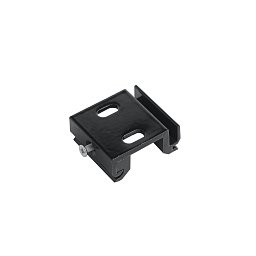 Obrázek pro produkt Příslušenství sada 2 černých držáků (basetta) pro lištový systém, rozměry 4 x 3,5 x 1,5 cm - FANEUROPE