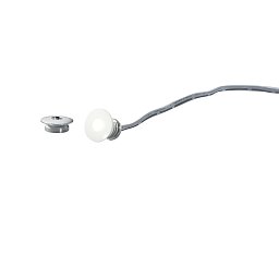Obrázek pro produkt Vestavné LED svítidlo Starlight (DC 12 V, bílá + stříbrná) 0,2 W, 11 lm, 3000 K, se stříbrnou a bílou objímkou, 1,8 x 1,4 cm - FANEUROPE