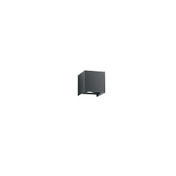 Obrázek pro produkt Nástěnné dvouúčelové LED svítidlo Alfa (antracitové) 2 x 5 W, 1200 lm, CCT, IP54, 10 x 10 x 10 cm - FANEUROPE