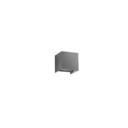 Obrázek pro produkt Nástěnné dvouúčelové LED svítidlo Alfa (šedé) 2 x 10 W, 1800 lm, CCT, IP54, 12 x 12 x 12 cm - FANEUROPE