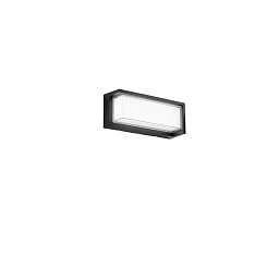Obrázek pro produkt Nástěnné LED svítidlo Block obdélníkové (černé) 24 W, 3210 lm, CCT 3000 / 4200 / 6500 K, 32 x 13 x 10 cm - FANEUROPE