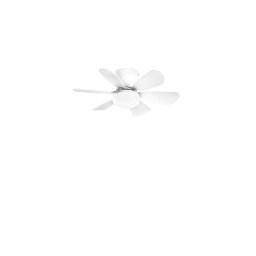 Obrázek pro produkt Stropní ventilátorové LED svítidlo Wind (bílé) 10 W, 1100 lm, CCT, stmívatelné, IR ovladač, 16 x 53 cm - FANEUROPE