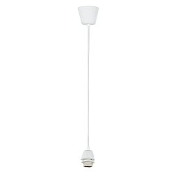 Obrázek pro produkt Závěsné svítidlo PENDEL bílá E27 9,5x9,5x80 cm - FANEUROPE