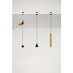 Obrázek pro produkt LED trubice Shift (zlatá, kov) 48 V, 8 W, 3000 K, pr. 40 x 1500 mm - FANEUROPE
