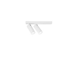 Obrázek pro produkt LED spot Plauto (bílý, ocel + hliník) 2 x GU10, 235 x 92 x 36 mm - FANEUROPE