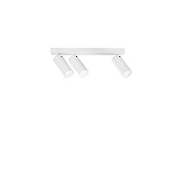 Obrázek pro produkt LED spot Plauto (bílý, ocel + hliník) 3 x GU10 - FANEUROPE