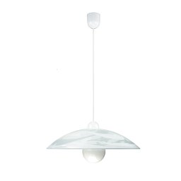 Obrázek pro produkt Závěsné svítidlo ALABASTRO bílá 1xE27 48x120cm - FANEUROPE