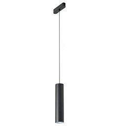 Obrázek pro produkt Systém 48 V - závěsné LED svítidlo na liště Bernini, černé, hliník/plast, 9 W, 110 lm, CCT, 150 x 5 cm - FANEUROPE