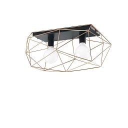 Obrázek pro produkt Stropní svítidlo Abraxas, černá/zlatá, 2 x E27, 60 x 26,5 cm - FANEUROPE