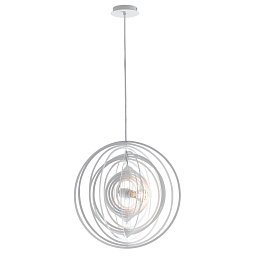Obrázek pro produkt Závěsné svítidlo Club, bílé, 1 x E27, 50 x 120 cm - FANEUROPE