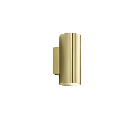 Obrázek pro produkt Nástěnné svítidlo Duduk kruhové, zlaté, 2 x GU10, 10 x 8 x 18 cm - FANEUROPE