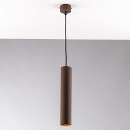 Obrázek pro produkt Závěsné svítidlo Fluke, kruhové, corten, 1 x GU10, 5,5 x 6 x 200 cm - FANEUROPE