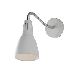Obrázek pro produkt Nástěnné svítidlo Logiko, bílé, 1 x E14, 8,5 x 33,5 cm - FANEUROPE