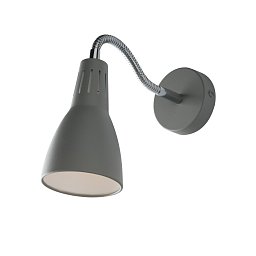 Obrázek pro produkt Nástěnné svítidlo Logiko, šedé, 1 x E14, 8,5 x 33,5 cm - FANEUROPE