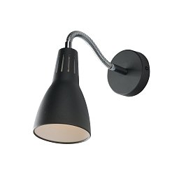 Obrázek pro produkt Nástěnné svítidlo Logiko, černé, 1 x E14, 8,5 x 33,5 cm - FANEUROPE