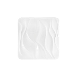 Obrázek pro produkt Stropní LED svítidlo WAVE bílá, 40 W, 3900 lm, CCT, stmívatelné, Wi‑Fi dálk. ovladač, 53 x 9 x 53 cm - FANEUROPE