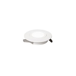 Obrázek pro produkt Zápustné svítidlo ZENIT LED, bílé, kulaté, 3000K, IP44, 550 lm, 6 W, 120 st., 9 x 2,5 cm - FANEUROPE