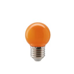 Obrázek pro produkt Žárovka LED E27, 1 W, 200 lm, oranžová, 300 °, 45 x 69,5 mm, 15 000 h, CRI 80 - FANEUROPE