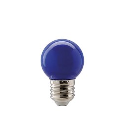 Obrázek pro produkt Žárovka LED E27, 1 W, 200 lm, modrá, 300 °, 45 x 69,5 mm, 15 000 h, CRI 80 - FANEUROPE