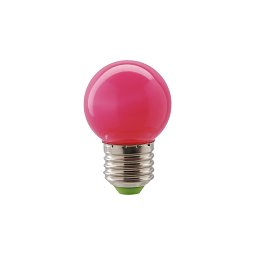 Obrázek pro produkt Žárovka LED E27, 1 W, 200 lm, rosa, 300 °, 45 x 69,5 mm, 15 000 h, CRI 80 - FANEUROPE