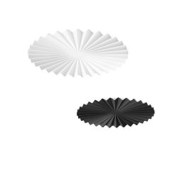 Obrázek pro produkt Nástěnné svítidlo, LED, ANADARA, černá, 50 x 10 cm - FANEUROPE