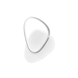 Obrázek pro produkt Stropní LED svítidlo AYRTON zaoblené, nikl, 42 W, 4500 lm, CCT, 35 x 7 x 45 cm - FANEUROPE