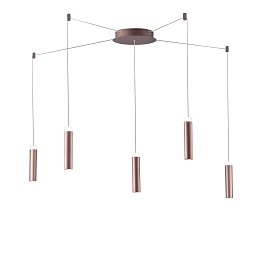 Obrázek pro produkt Závěsné LED svítidlo CANDLE bronz, 35 W, 3600 lm, 4000 K, 400 x 20 x 4 cm - FANEUROPE